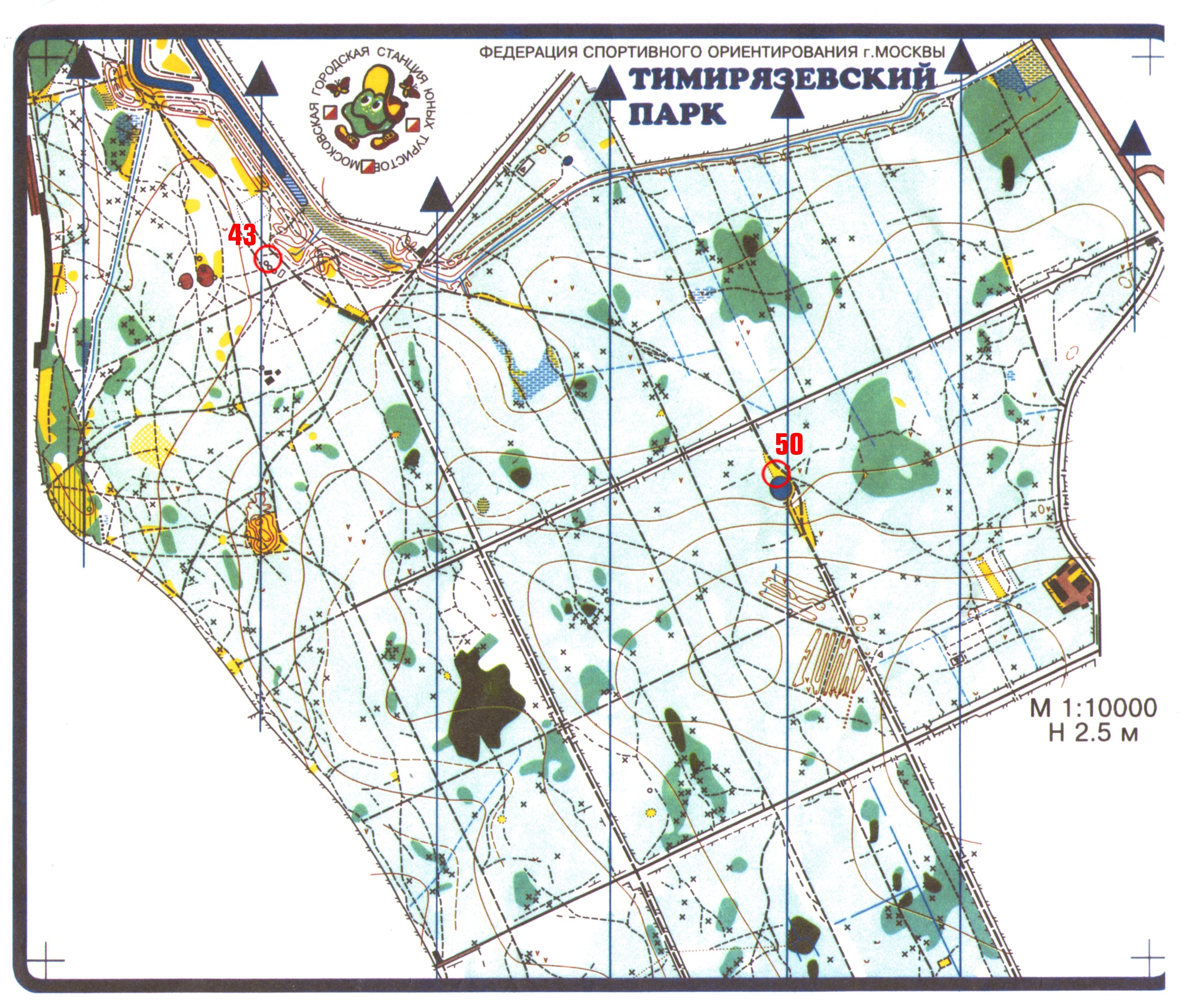 Тимирязевский парк карта